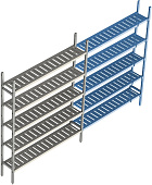 Стеллаж модульный линейный дополнительный POLAIR LOAD.ME POLY 16AL.5PP30.17Е