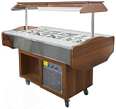 Стол шведский Пищевые Технологии СОЭП-ШС-Г, орех