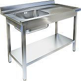 Стол приставной к посудомоечной машине Техно-ТТ СПМ-522/907Л/ЛевКр