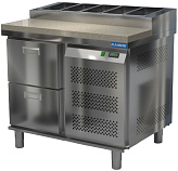 Стол холодильный для пиццы КАМИК СОП-021073К