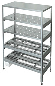 Стеллаж кухонный Марихолодмаш СУ-5-0,3/1,2/2,0 нерж. сталь