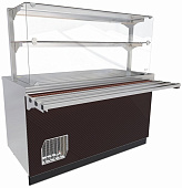 Прилавок-витрина Abat ПВВ(Н)-70Е-07-НШ (оригами)