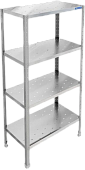 Стеллаж кухонный KAYMAN СК-441/1204 (без укосин)