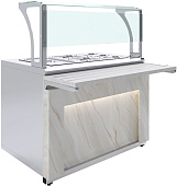 Мармит паровой Luxstahl МВП (С)-1200 Premium (камень)