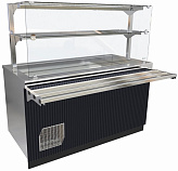 Прилавок-витрина Abat ПВВ(Н)-70Е-03-НШ (море, волна)