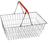 Корзина покупательская Корбис SB20-ZN-Budget желтая