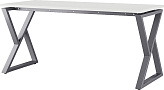 Стол офисный КОБОР W-120/60 graphite/premium