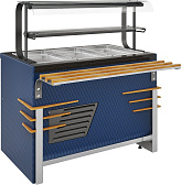 Прилавок холодильный Refettorio Case RC11AS (h=100 мм на 2 GN 1/1)