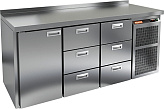 Стол холодильный HICOLD GN 133 BR2 TN (R290)