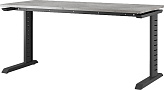 Стол офисный КОБОР L2-120/60 black/chicago