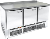 Стол холодильный HICOLD GNE 111/TN W М (R290)