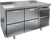 Стол холодильный HICOLD BN 22/TN (R290)