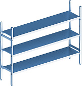 Стеллаж модульный базовый POLAIR LOAD.ME INOX 16AL.3IN30.12B