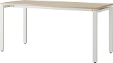 Стол офисный КОБОР P-120/60 white/natural