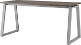 Стол офисный КОБОР TR-120/60 aluminum/charlston