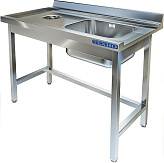 Стол приставной к посудомоечной машине Техно-ТТ СПО-532/1207Л/ЛевКр