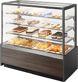 Витрина кондитерская Chilz VETE KUB LUX 90 серый, венге мали