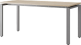 Стол офисный КОБОР P-140/70 aluminum/natural