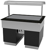 Прилавок с тепловой поверхностью Gastrolux ТМ-1610/ПН/SI
