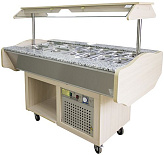 Стол шведский Пищевые Технологии СОЭП-ШС-Г, молочный дуб