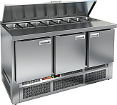 Стол для салатов HICOLD SLE1-111SN (1/3) (с крышкой)