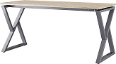 Стол офисный КОБОР W-140/70 graphite/natural