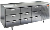 Стол холодильный HICOLD GN 333/TN O (R290)