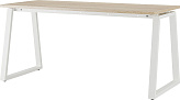 Стол офисный КОБОР TR-120/60 white/natural