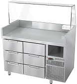 Станция для бургеров и хот-догов ATESY Бавария БХС-1235.700-02-2 (без лайтбокса)