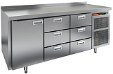 Стол холодильный HICOLD BN 133/TN (R290)
