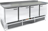 Стол холодильный HICOLD GNE 1111/TN W (R290)