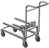 Тележка для стеллажа-шпильки KAYMAN ТСШ-01-20-И А