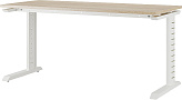 Стол офисный КОБОР L2-140/70 white/natural