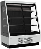 Горка холодильная Carboma F16-08 VV 1,3-1 STANDARD фронт X1 (версия 2.0) (9006-9005)