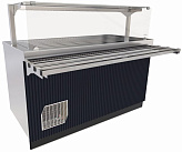 Прилавок-витрина Abat ПВВ(Н)-70Е-05-НШ (море, волна)