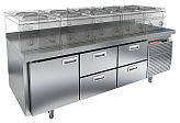 Стол холодильный HICOLD SN 122/TN LT (R290) 