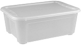Контейнер для продуктов прямоугольный прямоугольный 22 л. 38,9х27,5х28,6 см. п/п