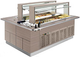 Стол охлаждаемый шведский Enofrigo FAST GOURMET ISOLA DOPPIA VTRF+VTRF 2000 A1FASTGOVTRFVTRF20P
