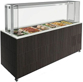 Стол охлаждаемый шведский Enofrigo DOGE SERVITO 1400 RF ВЕНГЕ A1DOGESRF14P/W